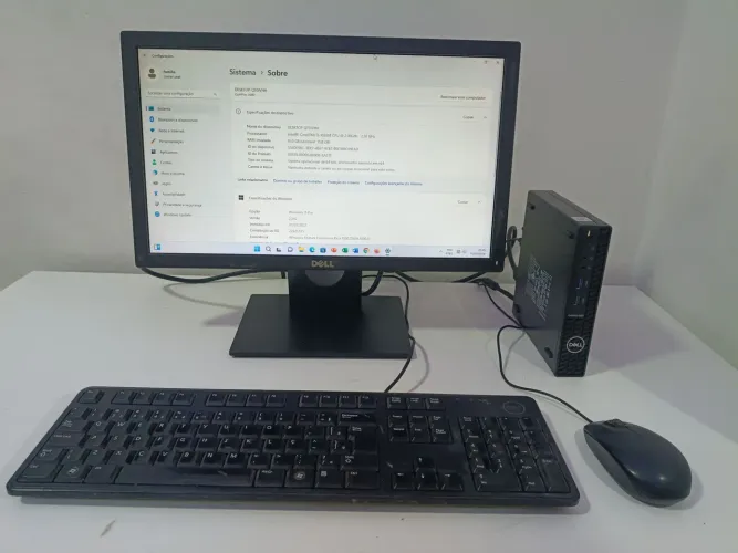 Vendo computador completo Dell optplex 3080, Proc i5 10°, 16GB, SSD 960GB, Monitor 19"