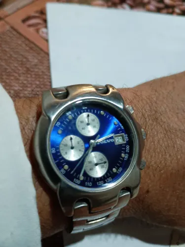 Relógio de aço VOLVO RARIDADE QUARTZO CX 37 MM