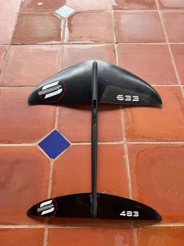 Foil sabfoil asas  carbon com fuselagem 