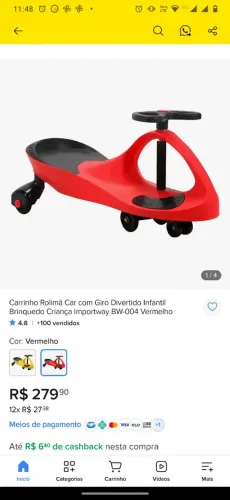 Carrinho de rolema