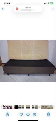Cama de solteiro com Colchão