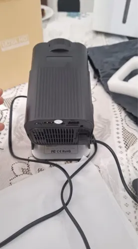 Mini Projetor HY320 Portátil Full HD 1080p | Compatível 4K, Bluetooth, HDMI, USB