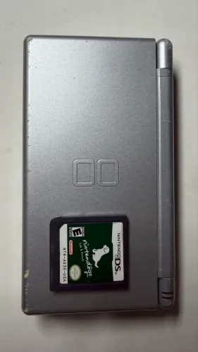 Nintendo DS Lite Prata Original + Jogo Nintendogs