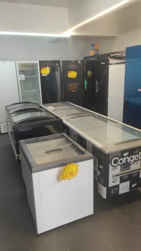 Bh Freezer horizontal orçamento tampa de vidrou ou sólida