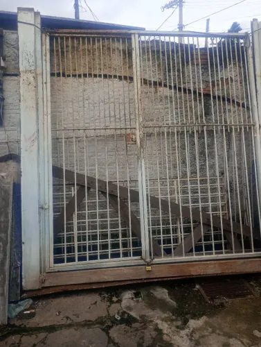 Portão de contra peso com motor