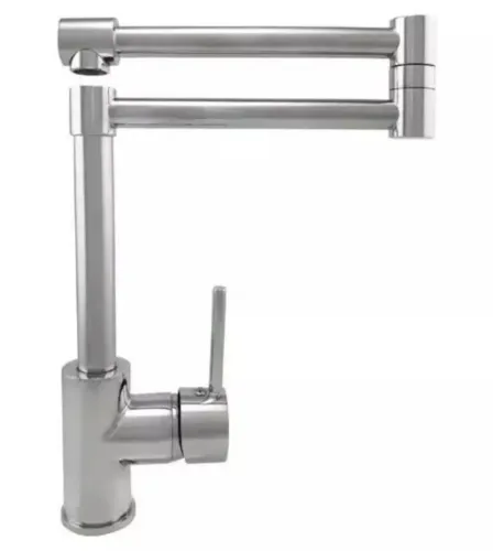 Torneira Cozinha Dobravel Articulada Cromada 360º