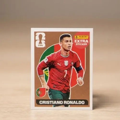 Figurinha Cristiano Ronaldo Extra Legend Bronze