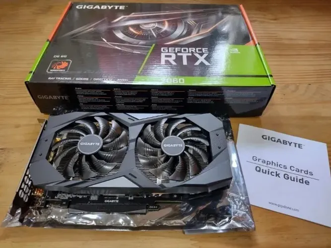 Placa De Vídeo Geforce RTX 2060 6gb Gigabyte OC