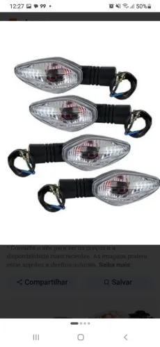 VENDO KITS PISCAS DE MOTO BROS 160 HONDA original R$350