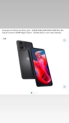 Vendo Cel moto G24 , 128gb 4 de ram