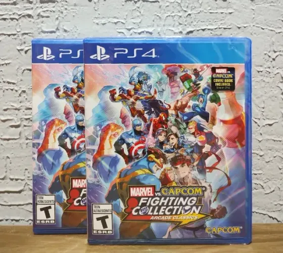 Marvel vs Capcom Fighting Collection Arcade Classics Ps4 Lacrado