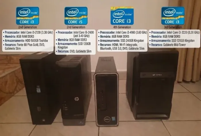 Oportunidade: PCs Completos com SSD e Office - Prontos para Uso