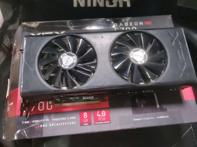 Placa de vídeo Rx 5700 8gb xtx dd ultra com caixa