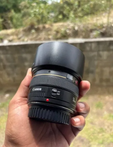 Lente Canon 50mm 1.4 ULTRASONIC vender logo !!!