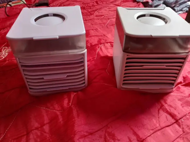 Mini ar-condicionado de escritório e quarto pequeno. (Facilito entrega).