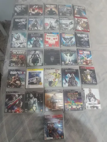 Lote de jogos ps3