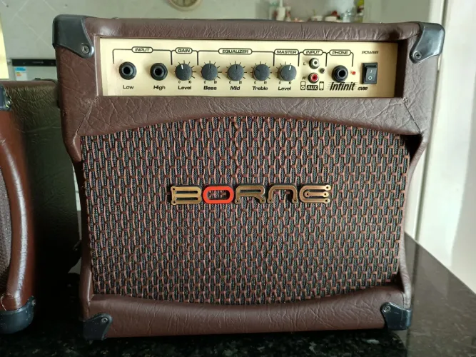 Amplificador para violão CV80 - 30W + caixa 30W Passiva