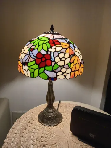 Luminária turca ( abajur retrô / vintage) estilo mosaico