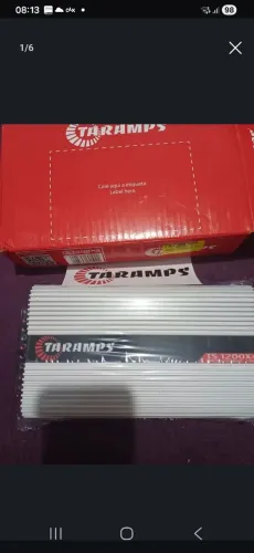 Taramps 1200x4 módulo amplificador novo não entrego Ribeirão Preto 