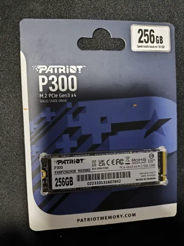 SSD 256gb nvme patriot