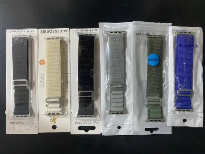 6 Pulseiras para apple watch - todas as cores