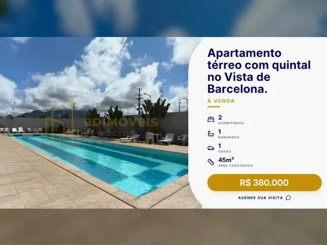 Apartamento com quintal privativo no Maringá - Oportunidade imperdível!