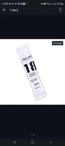 3 saches Gel Reallove White 18 Linha light - Sache 15 ml