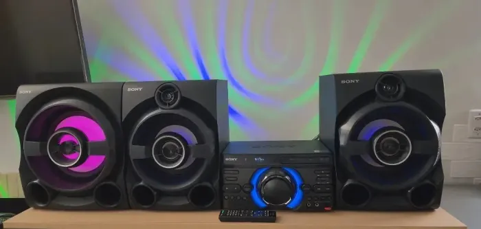 Mini System Sony Mhc-m80d Subwoofer 2150w Rms Bluetooth Preto