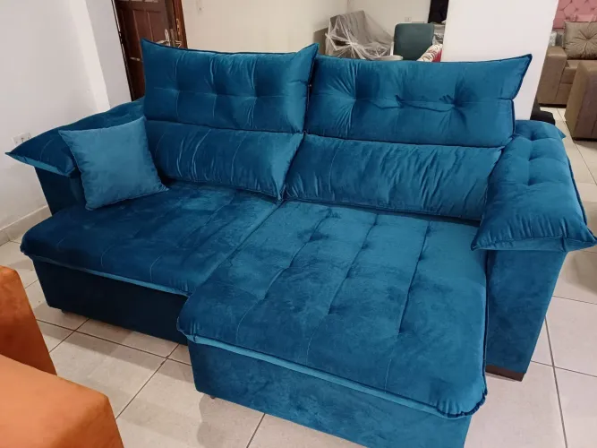 Sofá retrátil e reclinável 2,40 M