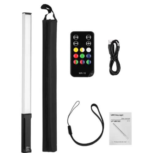 Bastão Luxceo Q508A Luz De Preenchimento RGB + CONTROLE REMOTO - ENVIO IMEDIATO