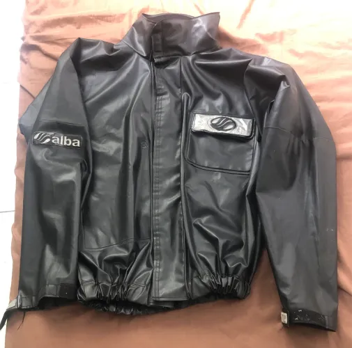 Jaqueta e calça para motoqueiro