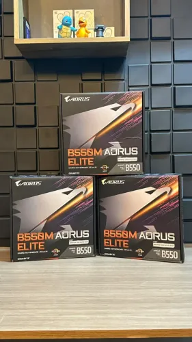 Placa mãe Aorus Elite B550m