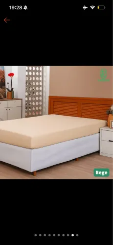 NOVO - Lençol avulso com elástico KING 400 fios