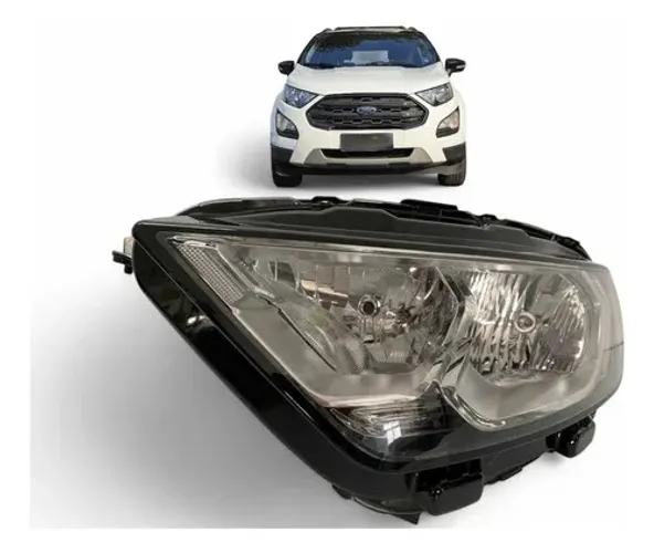 Farol Ford Ecosport Sem Led Esquerdo 2018 A 2021 Original Esquerdo/motorista