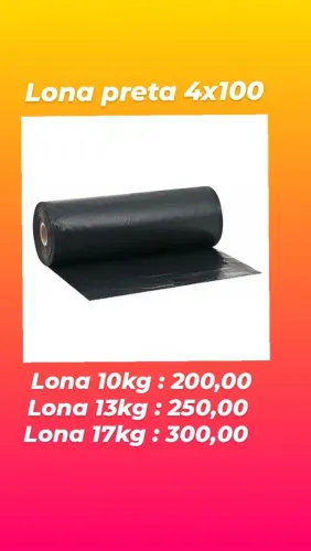 Lona preta 