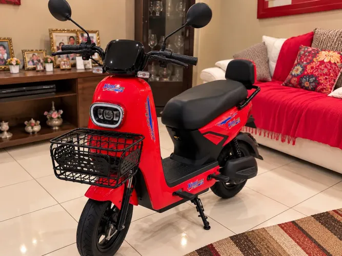 Moto Elétrica Ximi X2S 1000W - Apenas 48 km - Estado de Nova + Acessórios