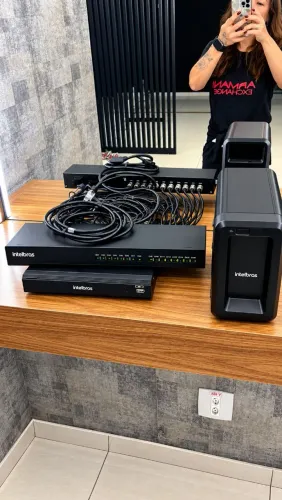 DVR 8 canais + Power Balun + 8 Cam + nobreak 
