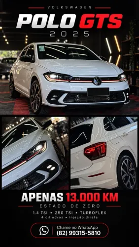 Volkswagen Polo GTS 1.4 TSI 16V Flex 2025