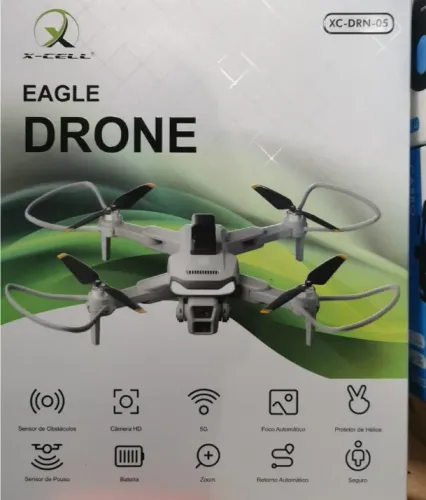 Drone XC-DRN-05 Câmera HD Ajustável Profissional Bateria 