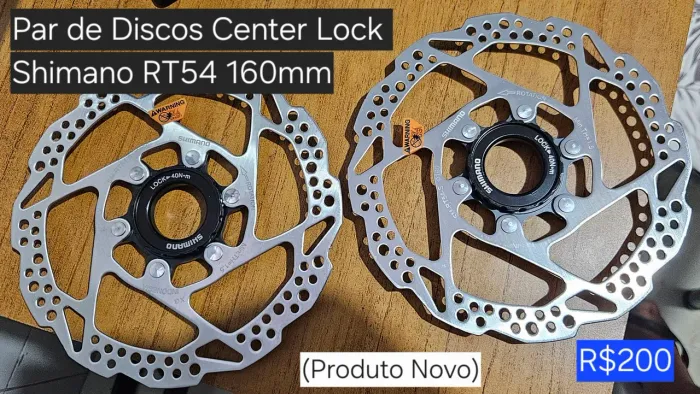 Discos Shimano Center Lock RT54
