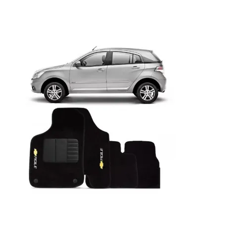Jogo de Tapete Automotivo agile 4 peças sqnuo znlmd