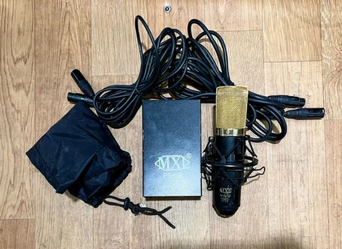 Microfone Condensador Mxl V69 Mogami Edition Funciona 100%!!