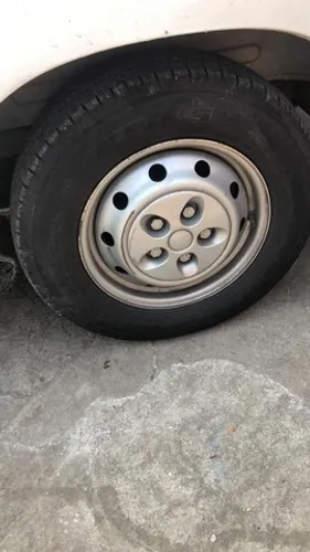 Roda de ferro aro 16 Renault Master prata original 