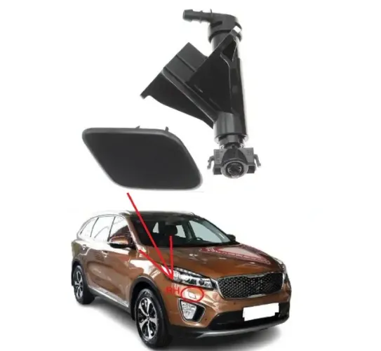 Tampa + Esguicho Farol Direito Kia Sorento 2016 2017 e 2018