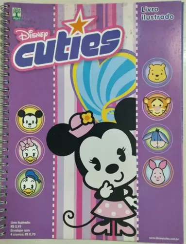 Álbum de figurinhas Disney Cuties