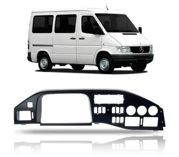 moldura do painel de instrumentos - sprinter 310 312 314 1997 a 2001