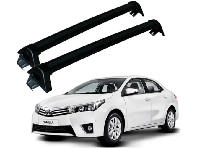 Rack Teto Toyota Corolla 2015 - Preto - Projecar