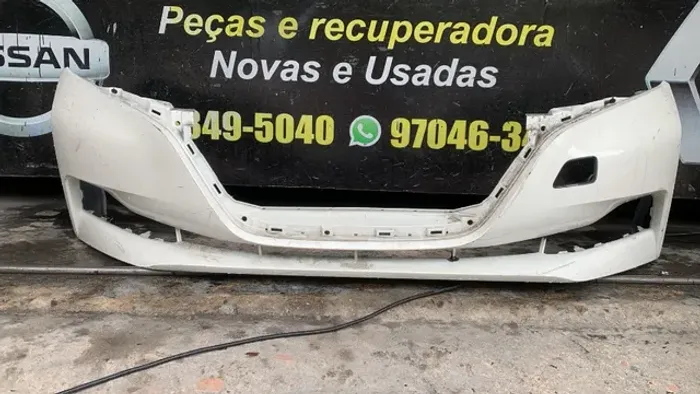 Parachoque Dianteiro Nissan Leaf 2018 à 2021 Branco (Recuperado)