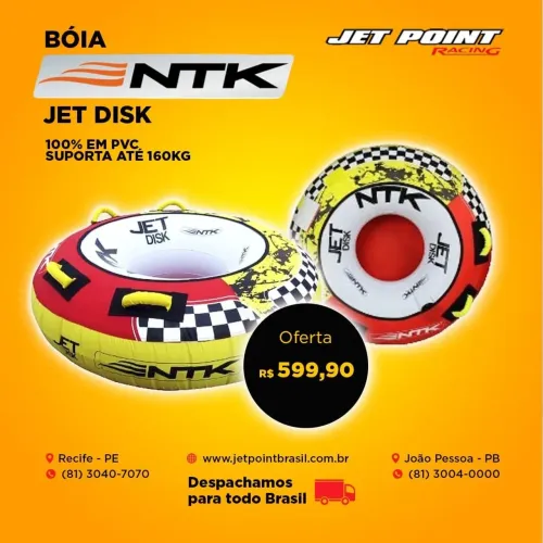 BÓIAS ESPORTIVAS REBOCÁVEIS NTK, 1 e 2 Lugares, Parcelamos, Enviamos