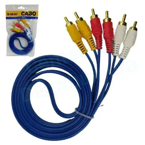 Cabo DVD RCA x RCA 1,5 Metros Bmax
